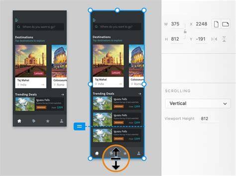 Scrolling Artboards Adobe XD