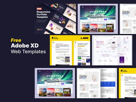 Adobe Xd Website Templates