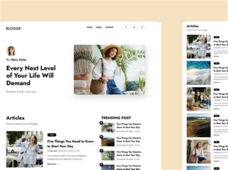 Advanced Blog Html Template Download