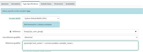 Advanced Reference Qualifier Catalog Current.variables Servicenow