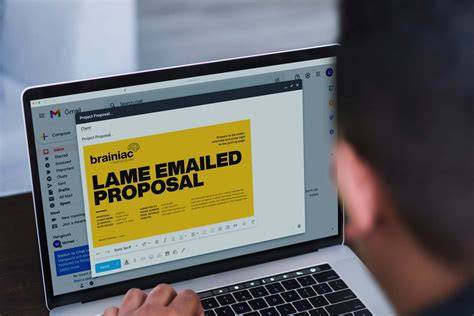 Advantages of emailing proposals