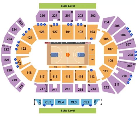 Adventist Health Arena Seating Chart
