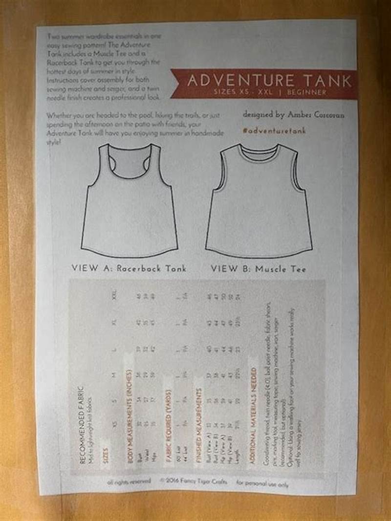 Adventure Tank Pattern