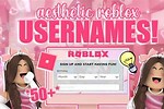 Aesthetic Roblox Usernames Not Used