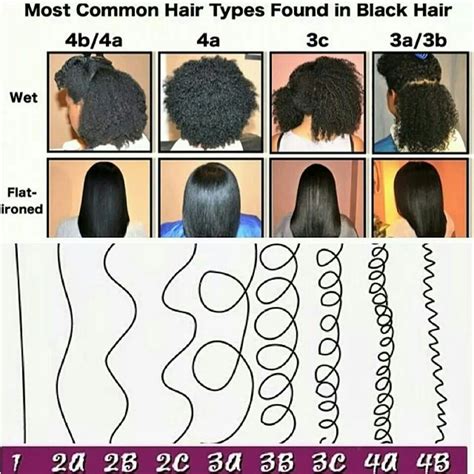 African Hair Types Chart