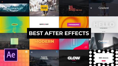 After Effects Promo Templates