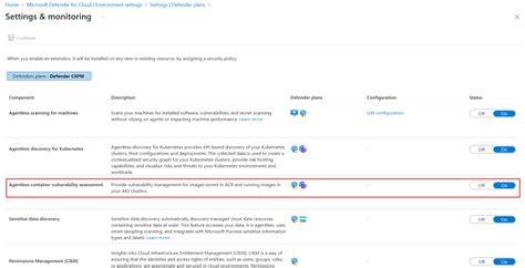 Check the Status of the Agentless Container Vulnerability Assessment Extension