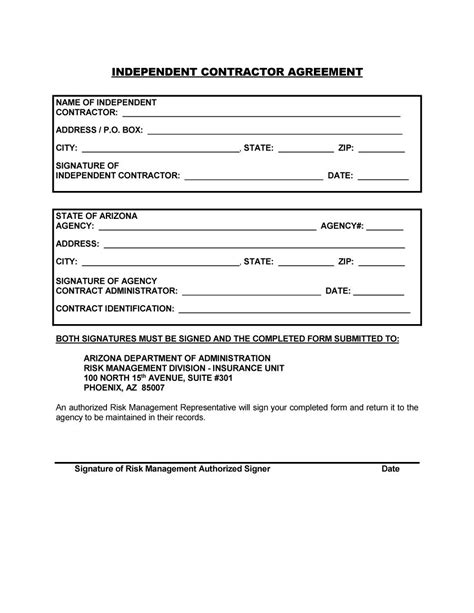 Agreement Document Template