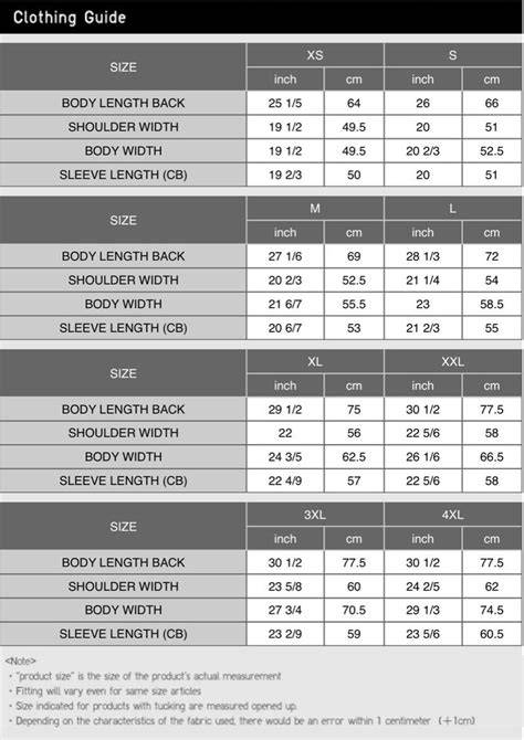 Airism Uniqlo Size Chart