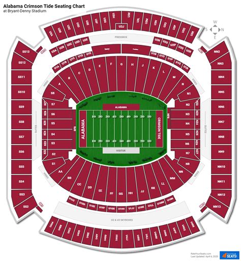 Alabama Stadium Seating Chart