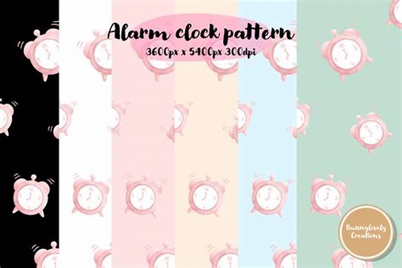Alarm Clock Pattern