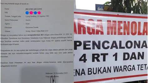 Alasan Mundur dari RT