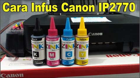 Alat Dan Bahan Cara Mengisi Tinta Printer Canon Infus