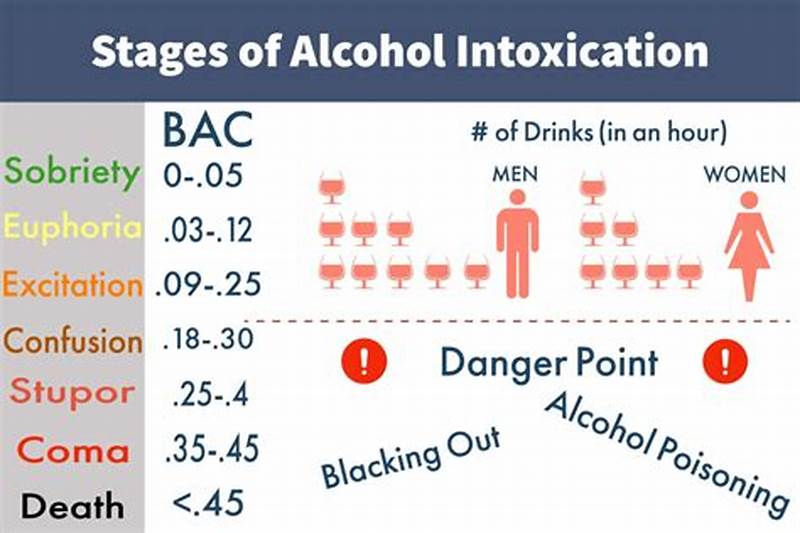Alcohol Intoxication Level Chart