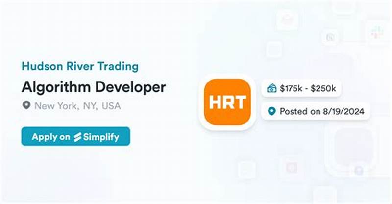 Algorithm Developer Hudson River Trading Salary