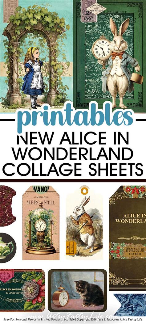 Alice In Wonderland Printable