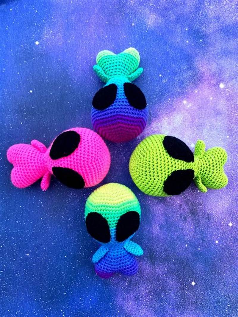 Alien Head Crochet Pattern Free