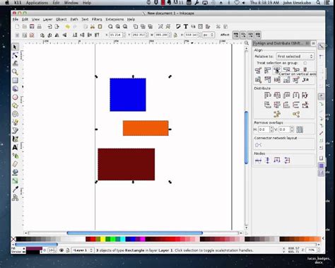Align and Distribute Inkscape