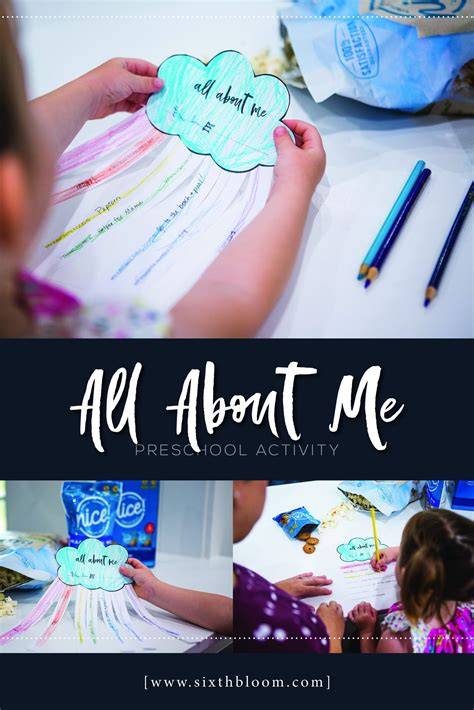 All About Me Crafts Preschool Printable