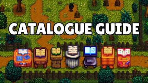 All Catalogues In Stardew Valley
