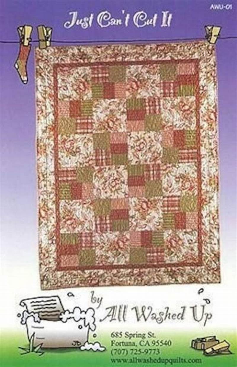 All Washed Up Quilt Pattern