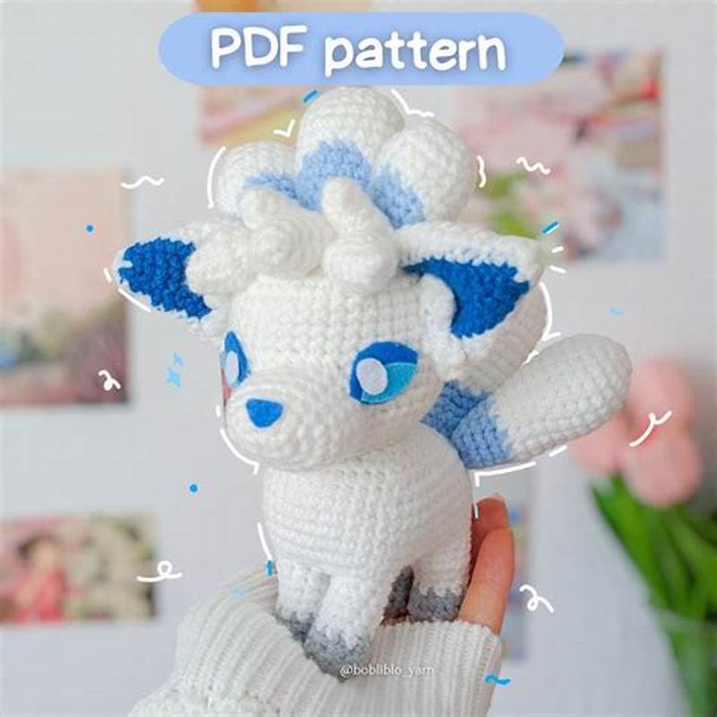 Alolan Vulpix Crochet Pattern