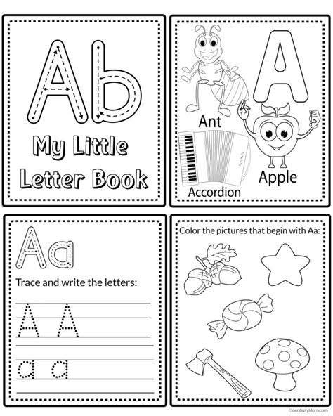 Alphabet Book Printable Template