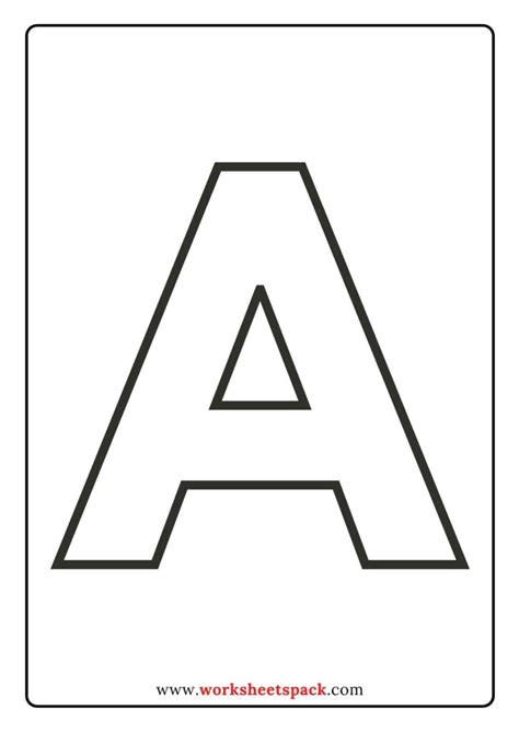 Alphabet Letter I Template