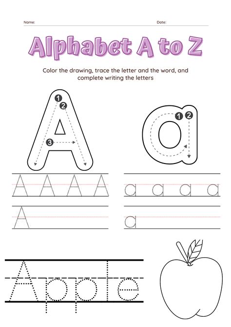Alphabet Letters A To Z Printable