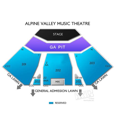 Alpine Valley Seating Chart