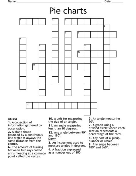 Alternative To A Pie Chart Crossword