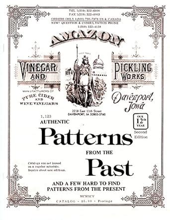 Amazon Catalog Authentic Patterns From The Past
