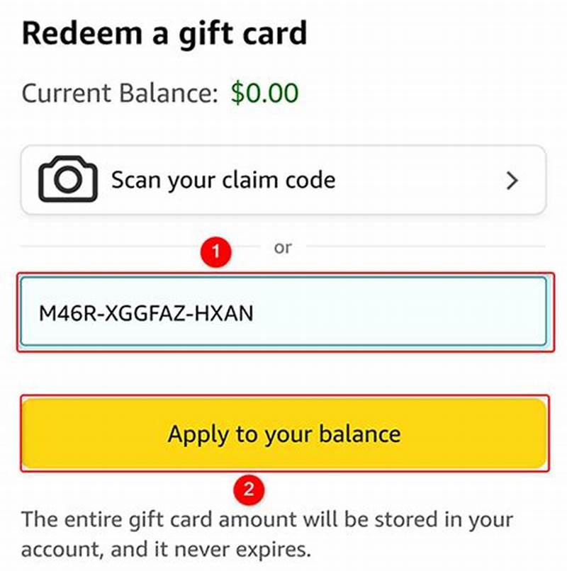 Amazon Claim Code Redeem