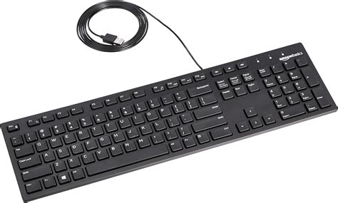 AmazonBasics Wired Keyboard
