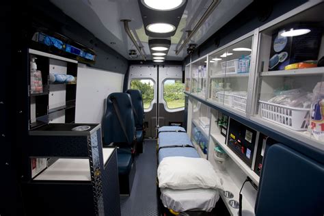 Ambulance interior