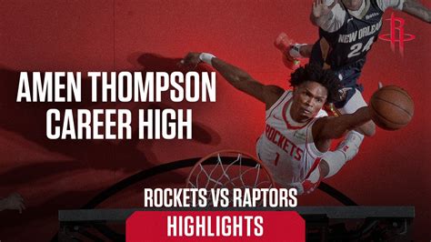 Amen Thompson Career High