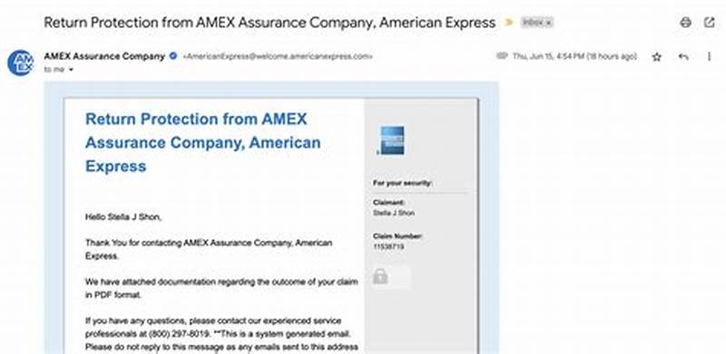 Amex File Return Protection Claim