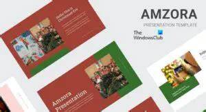 Amzora Christmas Google Slides