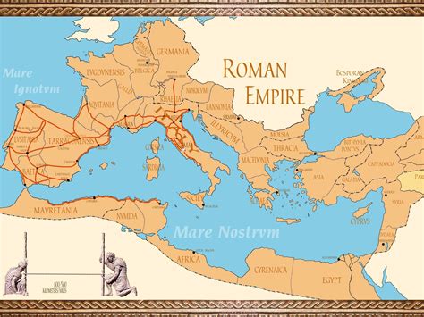 Ancient Roman Empire map