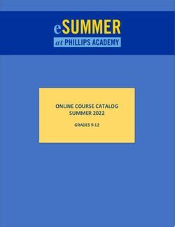 Andover Summer Course Catalog