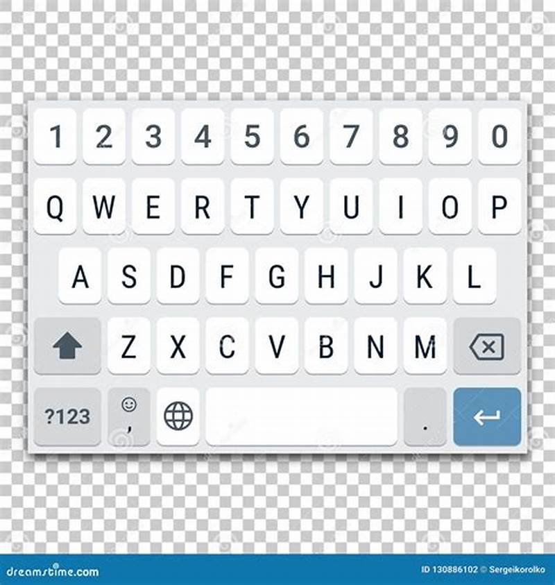 Android Keyboard Template