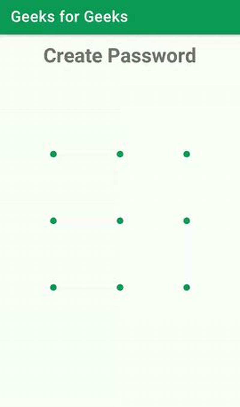 Android Pattern Password