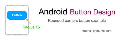 Android Studio Button Round Corners
