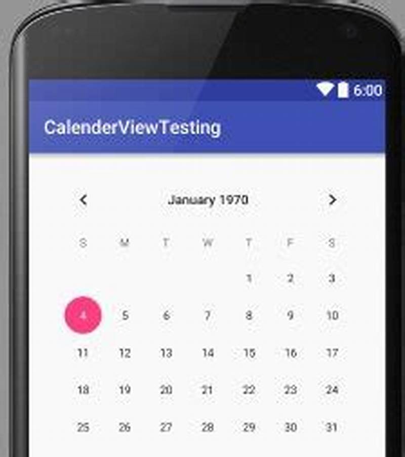 Android Studio Calendar View Add Event