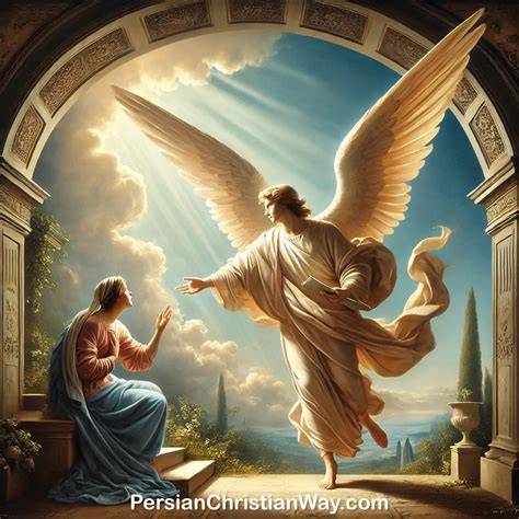 Angel Gabriel delivering revelation