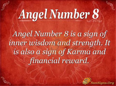 Angel Number 8 Meaning