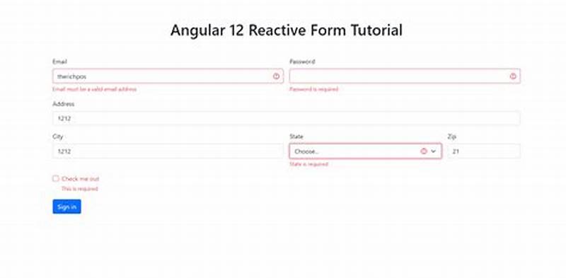 Angular Form Example