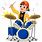 Animated Drummer