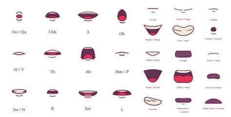 Animation Mouth Chart