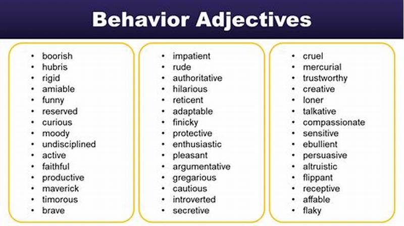 Another Word For Pattern Of Behavior